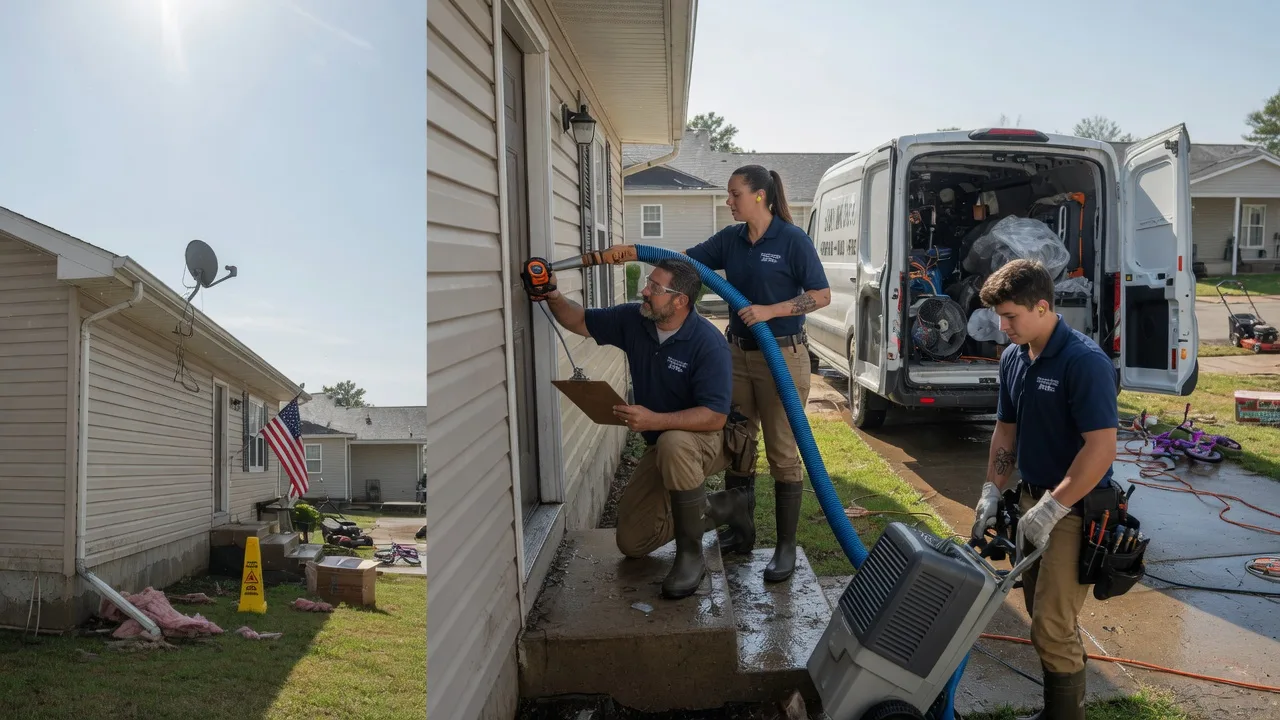 Ceiling Water Damage Restoration in Eskridge, KS near me